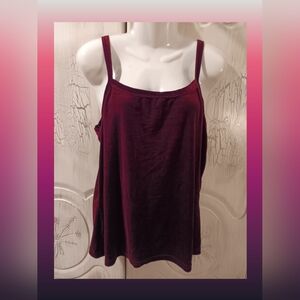 Women's Burgundy Tank Top